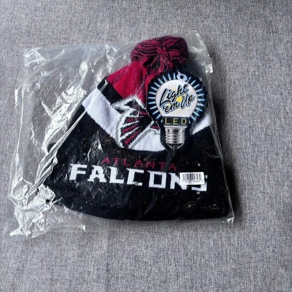 NFL Atlanta Falcons Unisex Beanie, Lights up, One Size - Picture 5 of 5